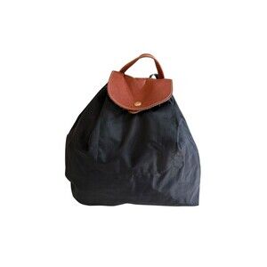 Longchamp Le Pliage Foldable Nylon Drawstirng Backpack Small Bag France Longchamp Le Pliage Backpack - Navy - was £145, now £85  main image 3